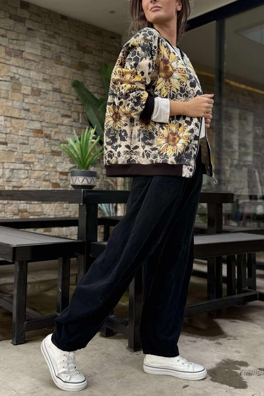 Laundry B Suko Suedette Bomber Jacket Honeycomb /10 =